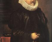 Portrait of Adriaen Stevens - 安东尼·凡·戴克